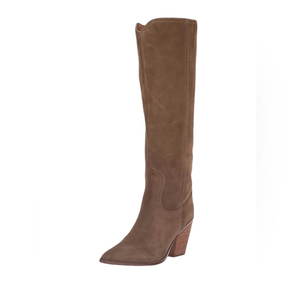 Only worn 1-2x: Blondo Willow Waterproof Taupe Riding Boots Sz 9.5